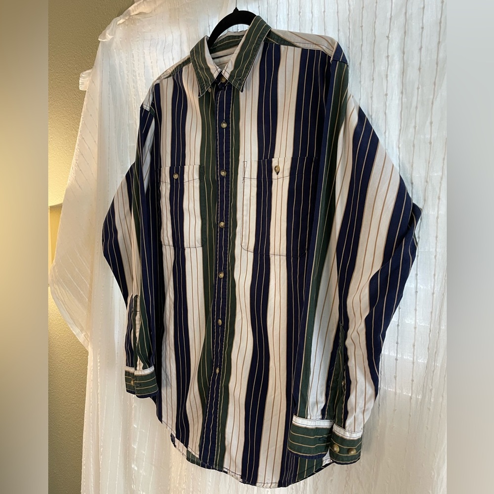 Oversized Vintage Basic Editions Button Up - image 2